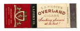 S. S. Pierce Co. Overland Cigars, Boston, MA Matchbook Cover