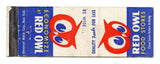 Red Owl Food Stores Matchbook Cover