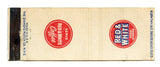 Red & White Food Stores Matchbook Cover