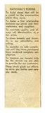 National Food Stores Matchbook Cover