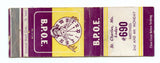 B. P. O. E. No. 690, St. Charles, MO Matchbook Cover
