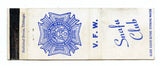 V. F. W. Post 8741, Snafu Club, Libertyville, IL Matchbook Cover