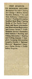 National Automobile Club Matchbook Cover