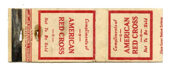 American Red Cross Matchbook Cover