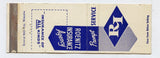 Roenitz Insurance Agency, Sheboygan, WI Matchbook Cover