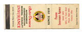 Pearce Insurance Agency, Fremont, OH Matchbook Cover