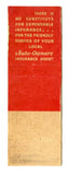 Pearce Insurance Agency, Fremont, OH Matchbook Cover