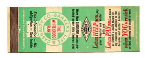 Bankers Life & Casualty Co., New York, NY Matchbook Cover