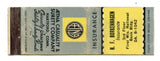 H. F. Borkenhagen Insurance  Matchbook Cover