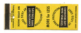 Savings Bank Life Insurance, Boston, MA Matchbook Cover