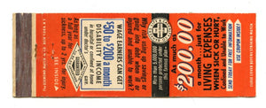 Bankers Life & Casualty Company, New York, NY Matchbook Cover