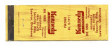 Kennedy & Company, Lawton, OK Matchbook Cover