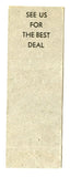 Marr's Used Car Exchange, Sheboygan, WI Matchbook Cover