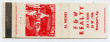 F & W Realty, Newport, KY [Matchbook Cover]