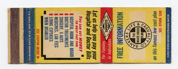 Bankers Life & Casualty Co., New York, NY [Matchbook Cover]