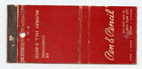 Pen & Pencil Restaurant, New York, NY [Matchbook Cover]