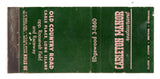 Carleton Manor Restaurant, Carle Place, Long Island, New York, NY [Matchbook Cover]
