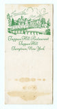 Tappan Hill Restaurant, Tarrytown, NY [Matchbook Cover]