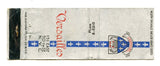 Versailles Restaurant, New York City, NY [Matchbook Cover]