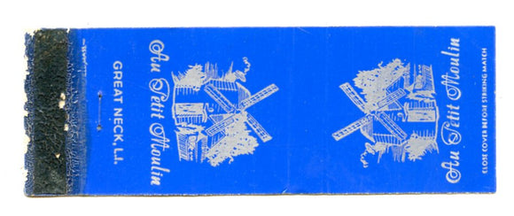 Au Petit Moulin, Great Neck, NY [Matchbook Cover]