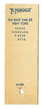El Morocco, New York City, NY [Matchbook Cover]