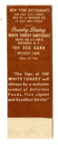 White Turkeys Restaurants [Matchbook Cover]