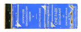 One Park Restaurant, New York City, NY [Matchbook Cover]