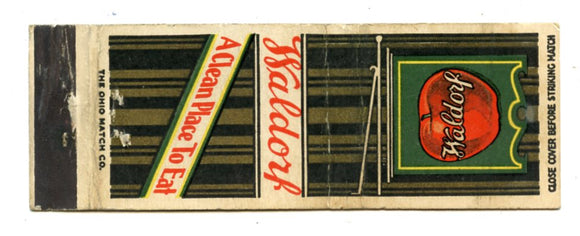 Waldorf Restaurant, New York City, NY [Matchbook Cover]