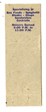 Tommy Dell's Restaurant, Syracuse, NY [Matchbook Cover]