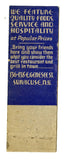 Leonard's Belvedere, Syracuse, NY [Matchbook Cover]