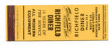 Richfield Diner, Richfield Springs, NY [Matchbook Cover]