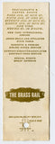 Brass Rail Restaurants and Coffee Shops, New York City, NY [Matchbook Cover]