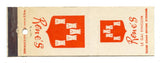 Rene's French Restaurant, White Plains, NY [Matchbook Cover]