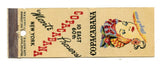 Copacabana Nightclub, New York City, NY [Matchbook Cover]