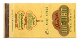 Shutter's Wigwam Restaurant, Cincinnati, OH [Matchbook Cover]