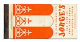 Jorge's Restaurant, Cincinnati, OH [Matchbook Cover]