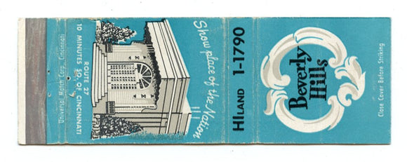 Beverly Hills Restaurant, Cincinnati, OH [Matchbook Cover]