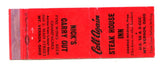 Steak House Inn and Nick's Carry Out, Mt. Vernon, OH [Matchbook Cover]