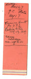 Lazarus Chintz Room, Columbus, OH [Matchbook Cover]