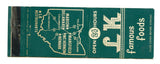 LK Restaurants, OH [Matchbook Cover]