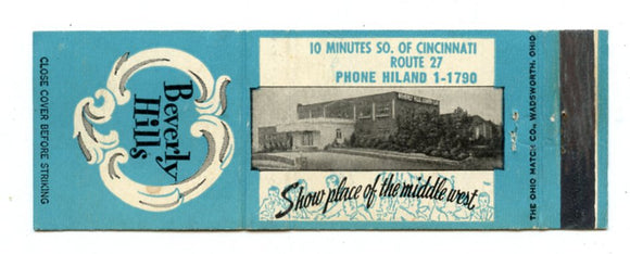 Beverly Hills Restaurant, Cincinnati, OH [Matchbook Cover]