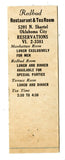 Redbud Restaurant & Tea Room, Oklahoma City, OK [Matchbook Cover]