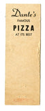 Dante's Famous Pizza, Lawton, OK [Matchbook Cover]