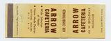 Arrow Cafeteria, Muskogee, OK [Matchbook Cover]