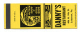 Danny's Restaurant, Lebanon, PA [Matchbook Cover]