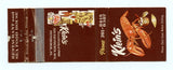 Klein's Restaurant, Pittsburgh, PA [Matchbook Cover]