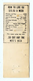 Soudan's Restaurant Dairy Bar, Erie, PA [Matchbook Cover]