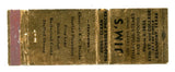 Jim's Restaurant, Beaumont, TX [Matchbook Cover]