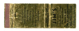 Jim's Restaurant, Beaumont, TX [Matchbook Cover]
