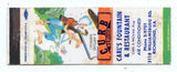Carl's Fountain & Restaurant, Richmond, VA [Matchbook Cover]